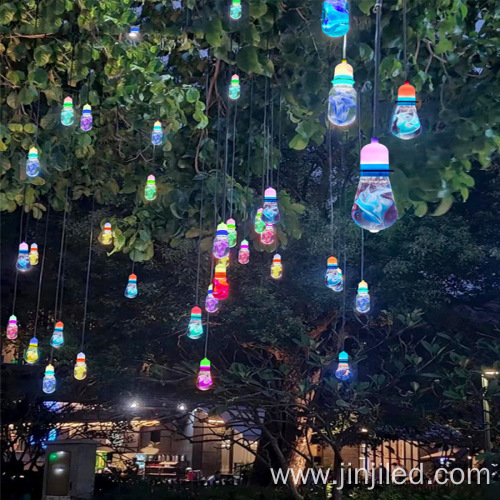 Colorful Hanging Tree Lamp